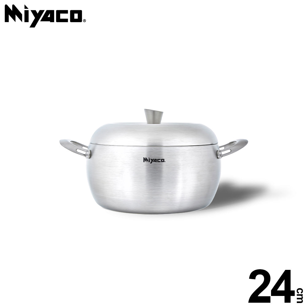 Le idea│Miyaco Ringo 316 stainless steel seven-layer composite gold soup pot IH