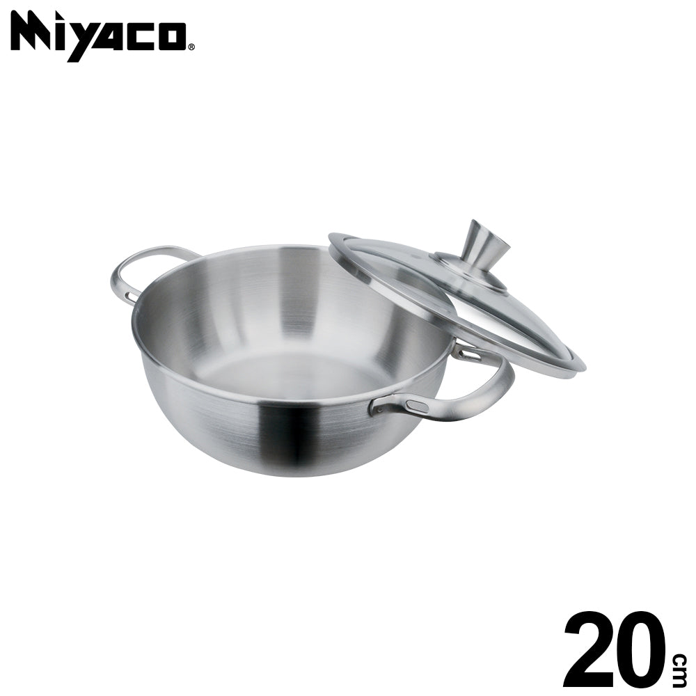 Le idea│Miyaco classic 316 stainless steel delicious multi-pot soup pot cooking pot with lid