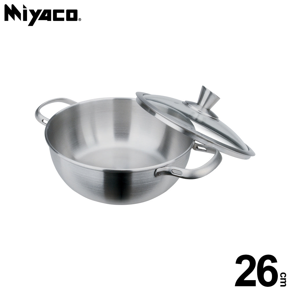 Le idea│Miyaco classic 316 stainless steel delicious multi-pot soup pot cooking pot with lid