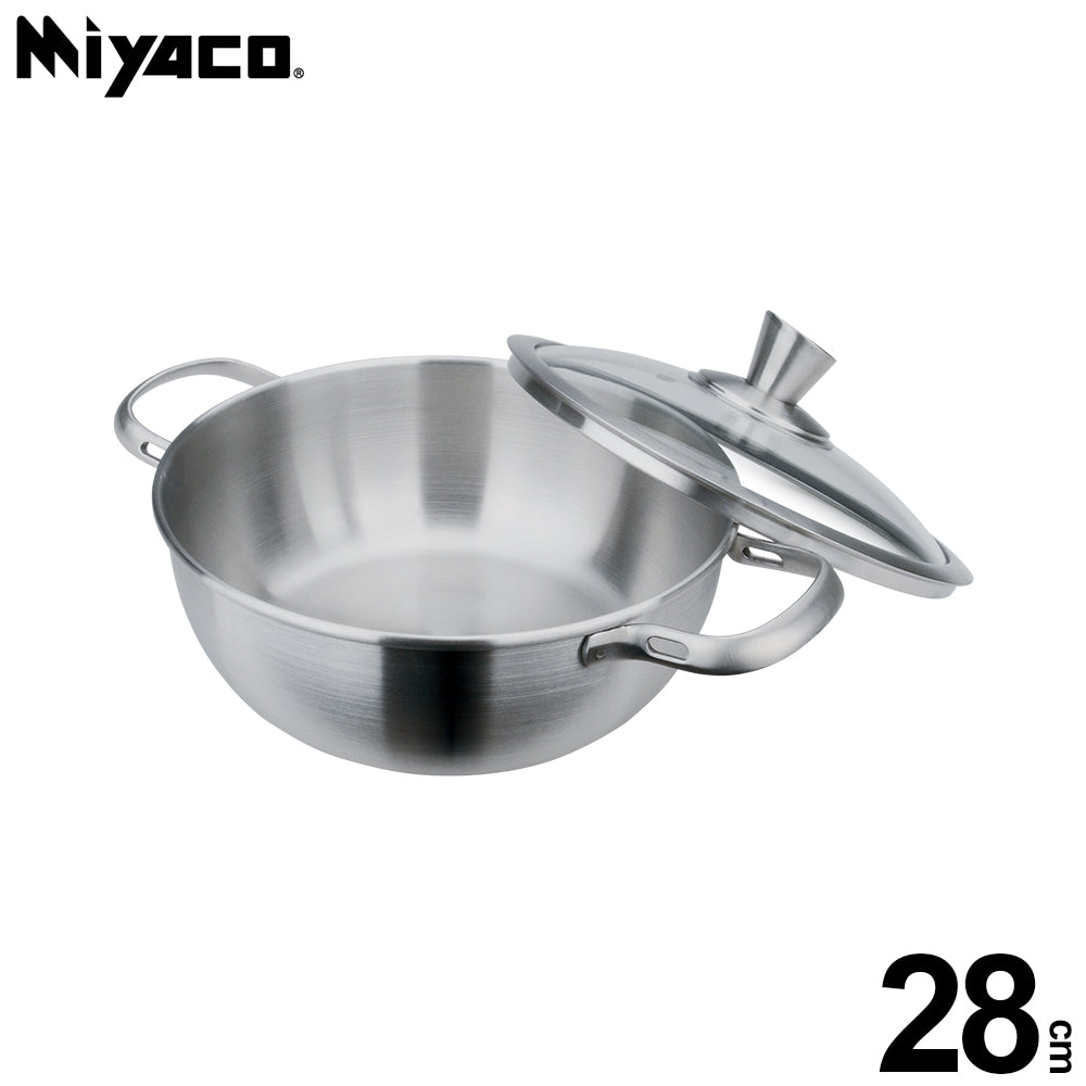 Le idea│Miyaco classic 316 stainless steel delicious multi-pot soup pot cooking pot with lid