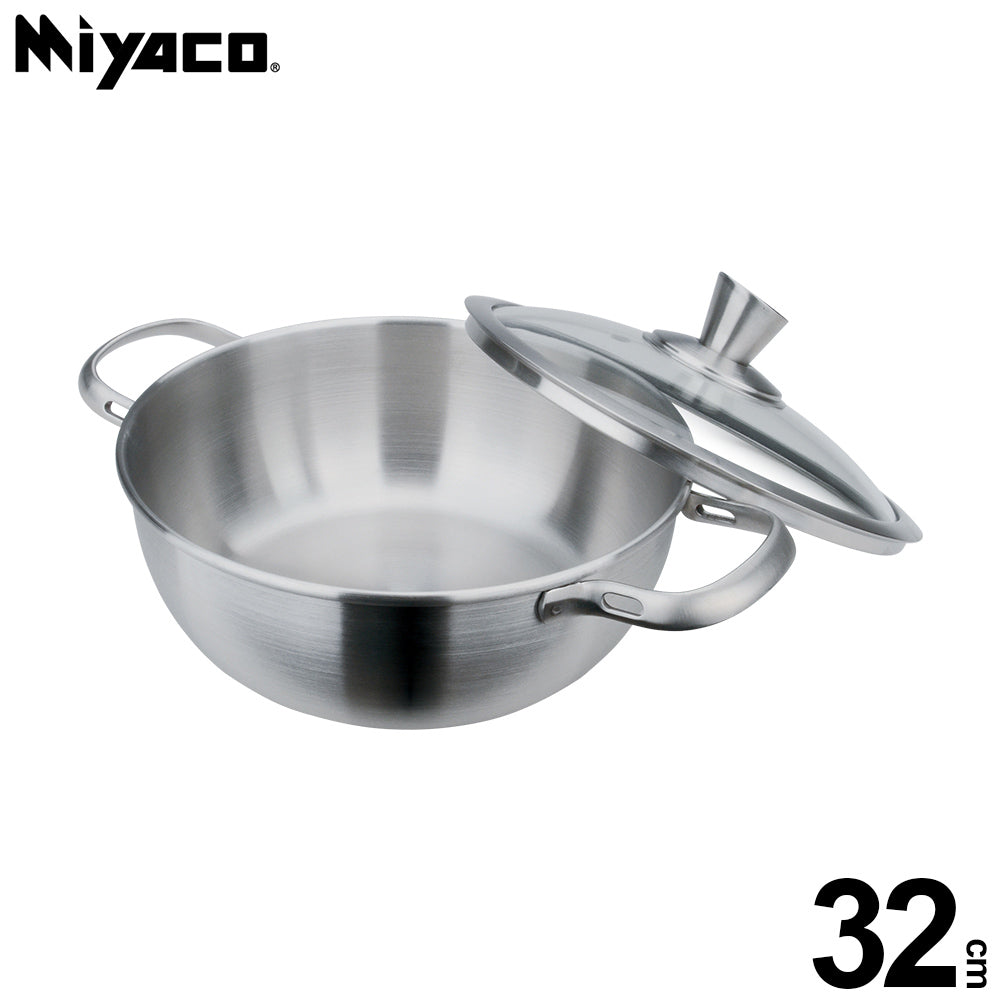 Le idea│Miyaco classic 316 stainless steel delicious multi-pot soup pot cooking pot with lid