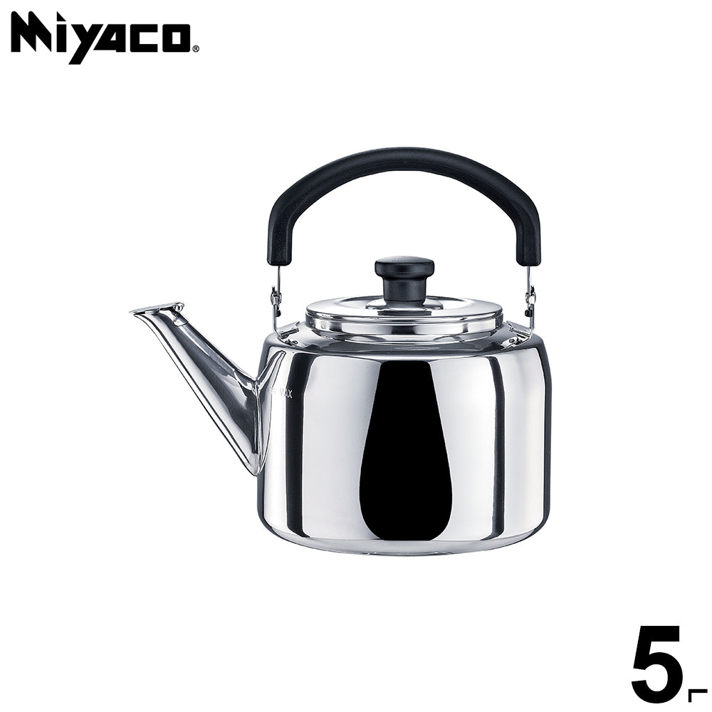 Le idea│Miyaco elegant 316 stainless steel flute tea kettle boiling kettle hot tea kettle