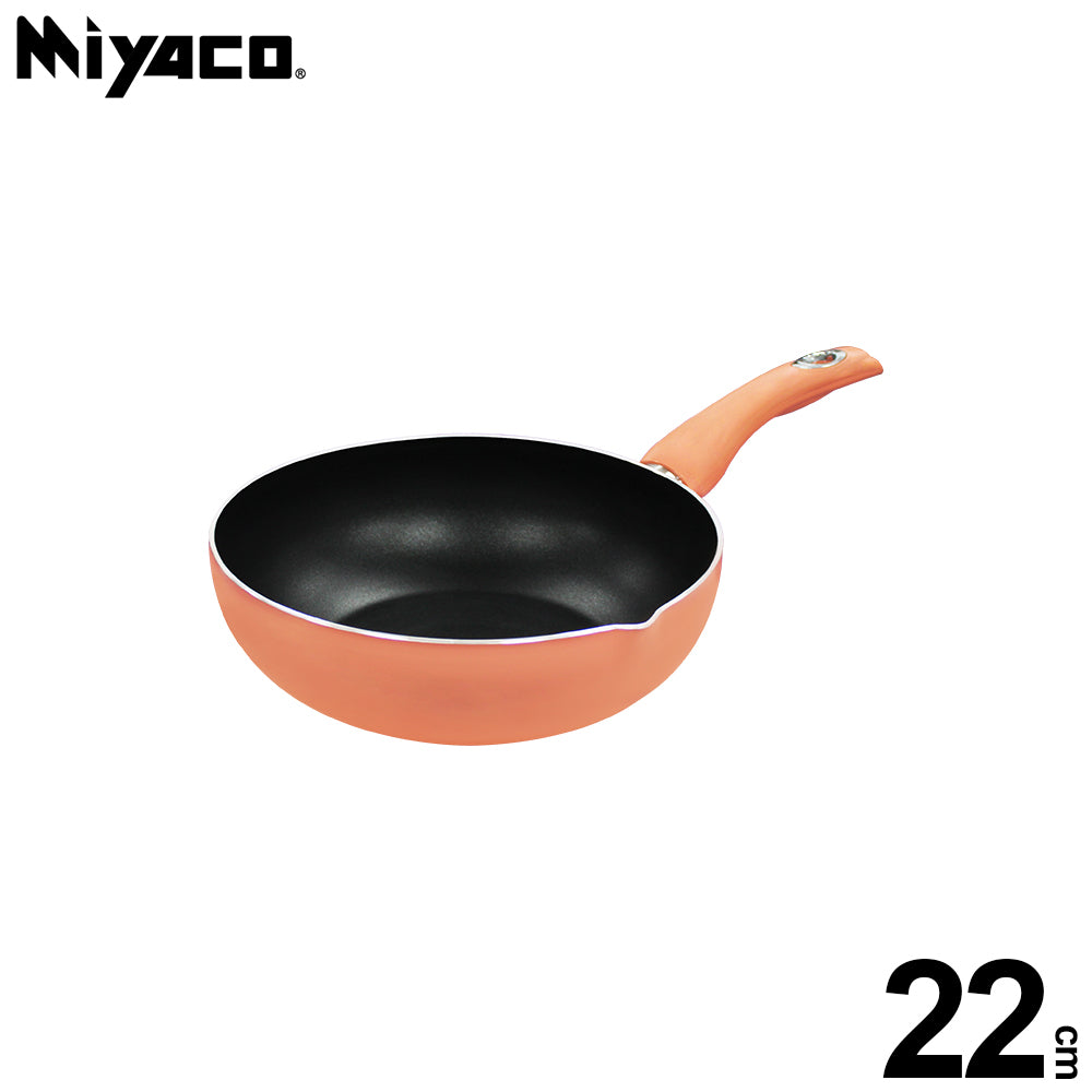 Le idea│Miyaco light magnetic non-stick fryer single-handle non-stick pot saucepan soup pot IH