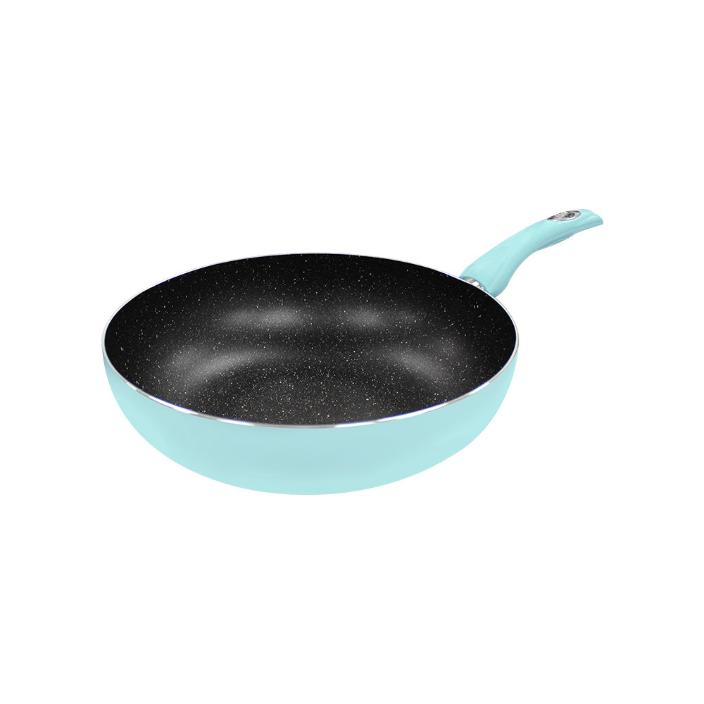 Le idea│Miyaco light magnetic non-stick wok deep wok marble non-stick wok IH without lid