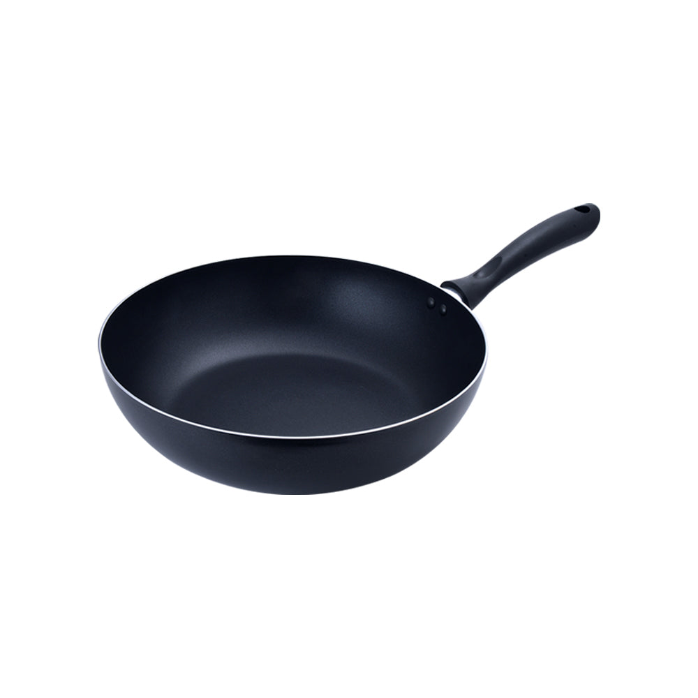 Le idea│Miyaco black crystal magnetic non-stick deep pan IH without lid