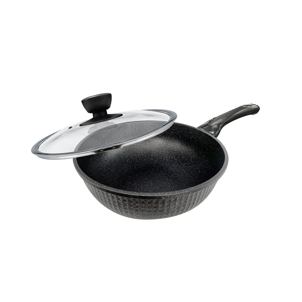 Le idea│PERFECT Korean graphene non-stick wok IH with lid made in Korea