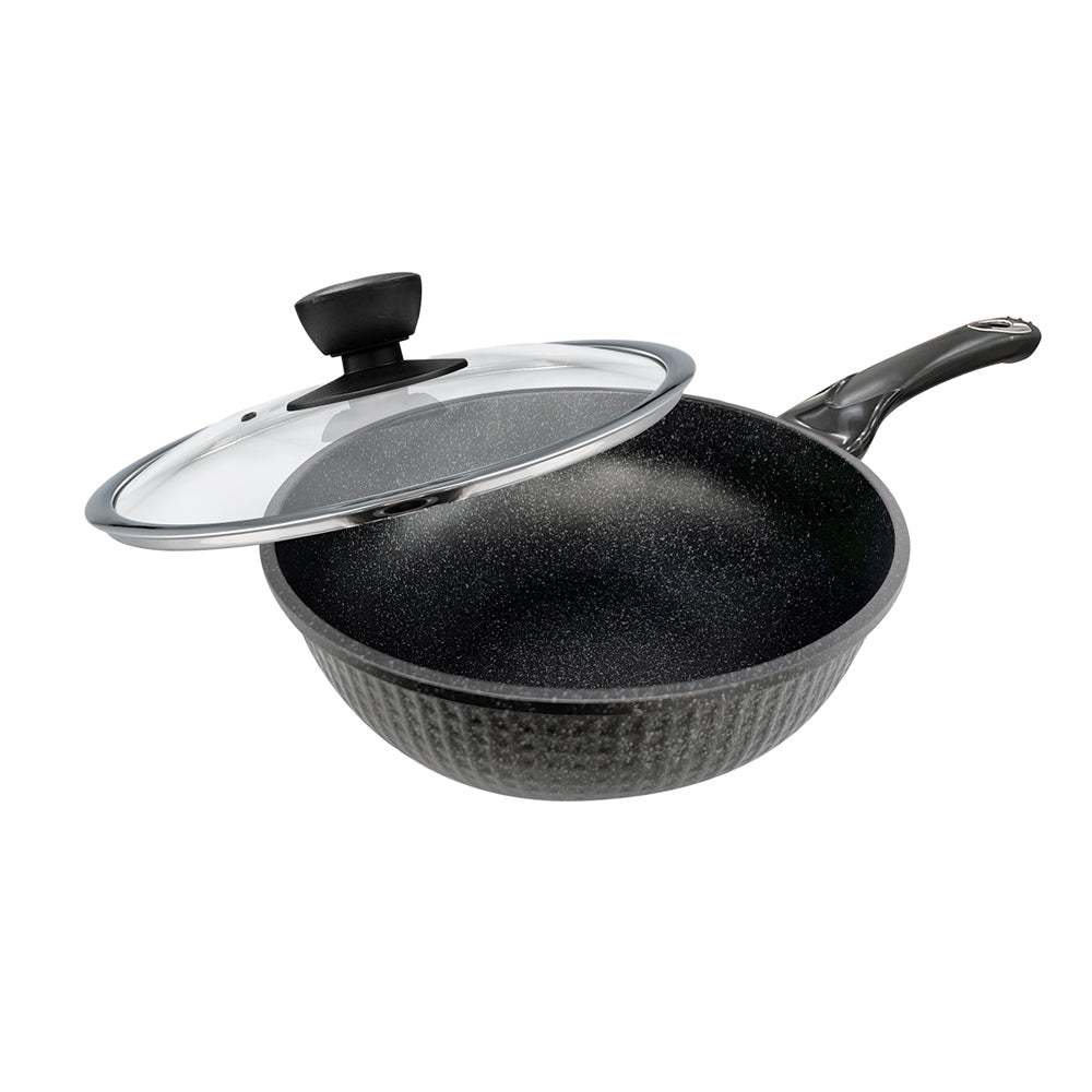 Le idea│PERFECT Korean graphene non-stick wok IH with lid made in Korea