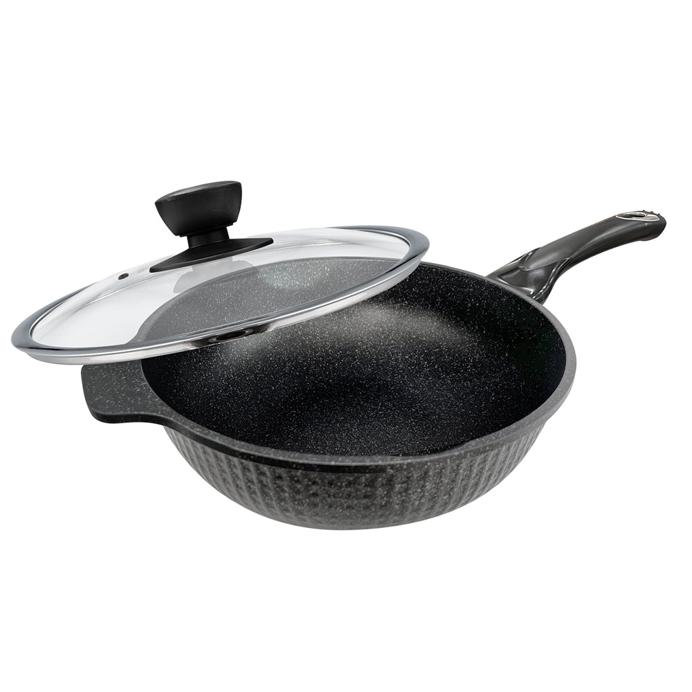 Le idea│PERFECT Korean graphene non-stick wok IH with lid made in Korea