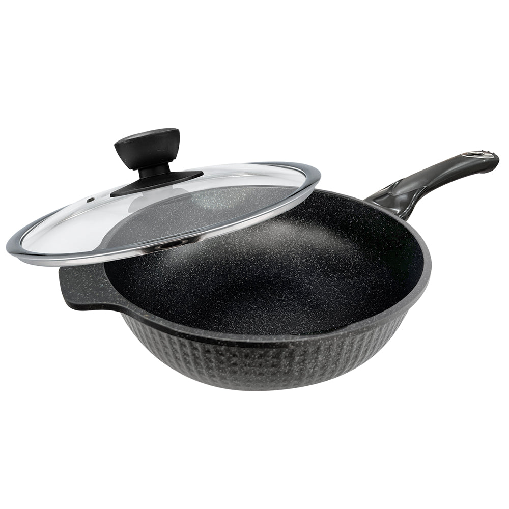 Le idea│PERFECT Korean graphene non-stick wok IH with lid made in Korea