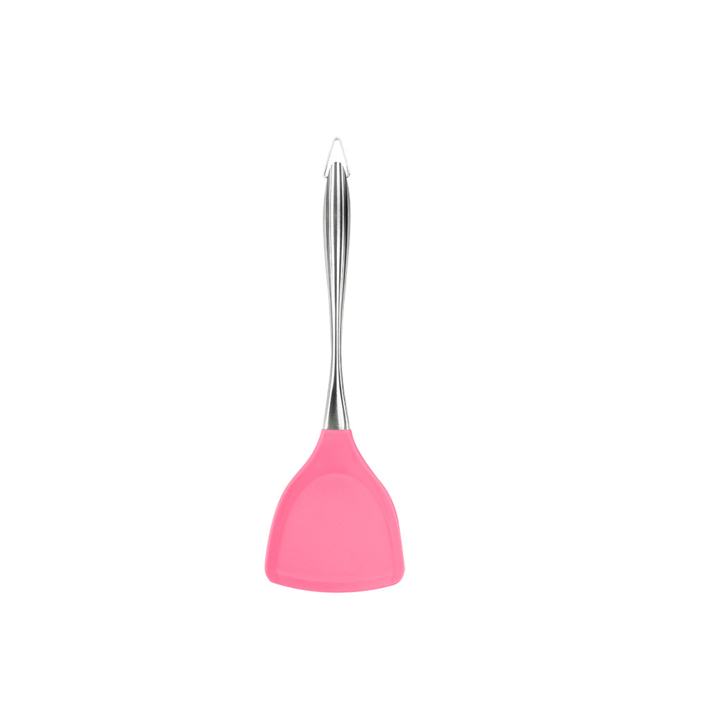 Le idea│PERFECT crystal food grade silicone tableware heat-resistant silicone kitchen utensils frying spoon soup spoon