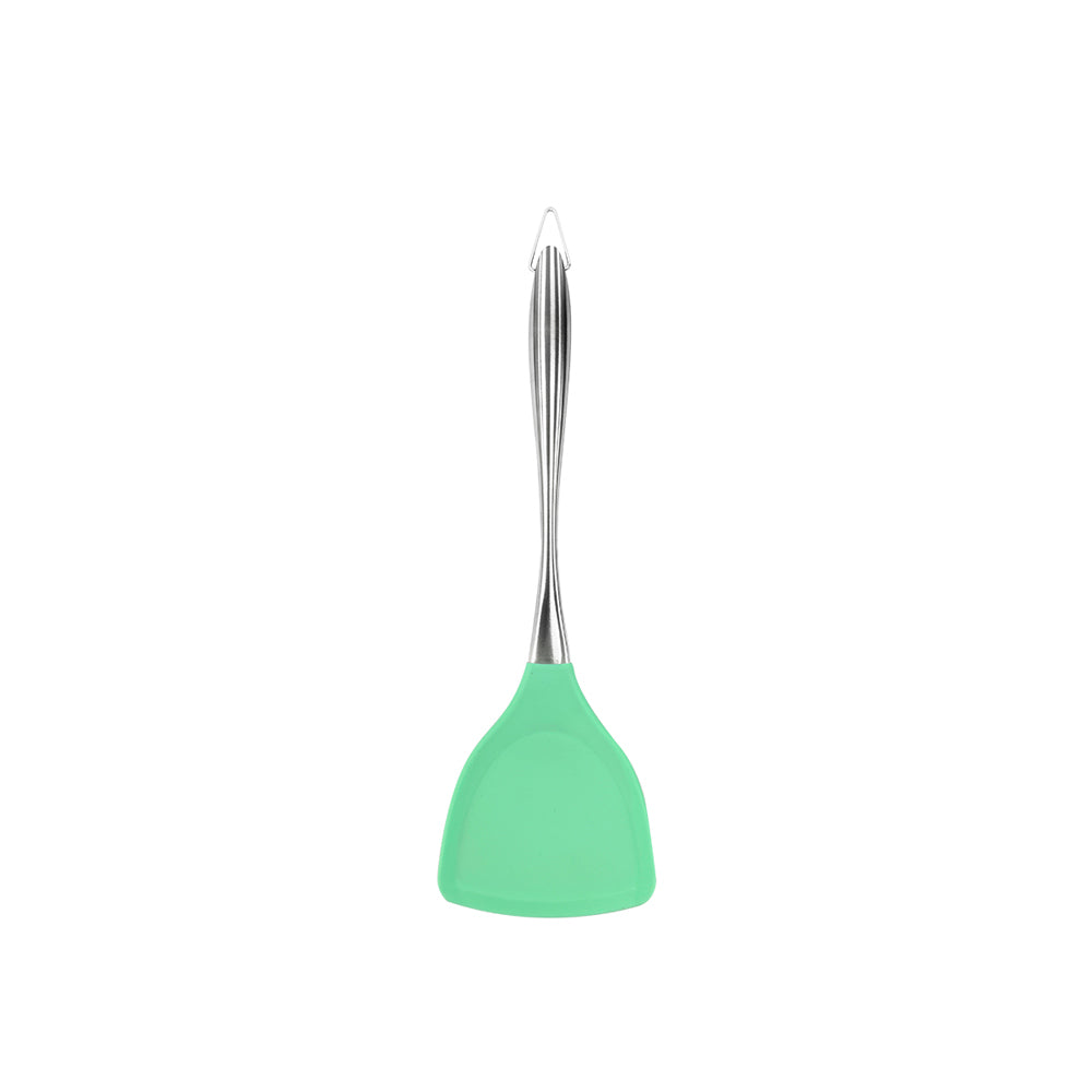 Le idea│PERFECT crystal food grade silicone tableware heat-resistant silicone kitchen utensils frying spoon soup spoon